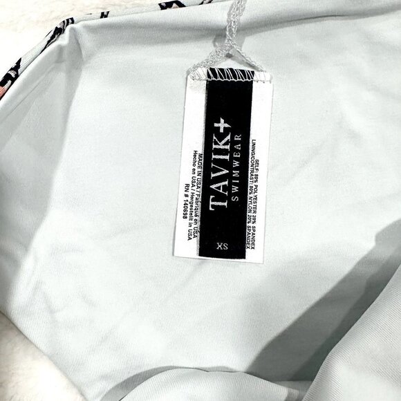 NWT Tavik Ali Moderate Swim Bottom in Light Blue Wild Flower Print - Extra Small - Picture 3 of 9